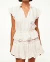 Misa Iliana Dress In White Eyelet In White