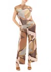Misa Izzie Pant In Desert Abstract In Multi