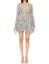 Misa Kaia Dress In Spring Python In Multi