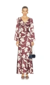 Misa Karla Dress In Brown