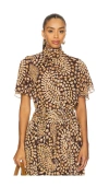Misa Kaye Top In Brown