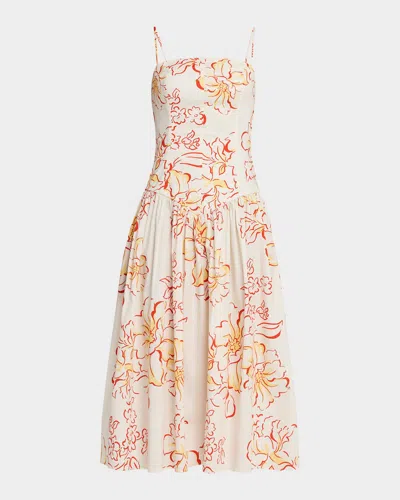 Misa Kerry Drop-waist Midi Dress