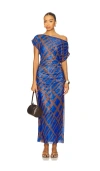 Misa Kiana Dress In Blue