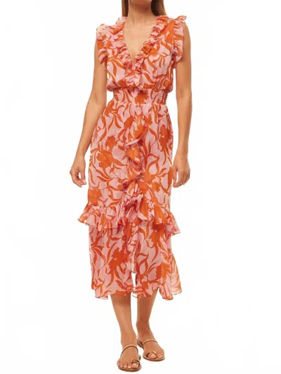 Misa Kidada Dress In Atlas Floral Desert In Multi