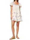 Misa Kiran Mini Dress In Ivory In White