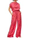 Misa Lemor Pant In Flora Corsica Fuchsia In Pink
