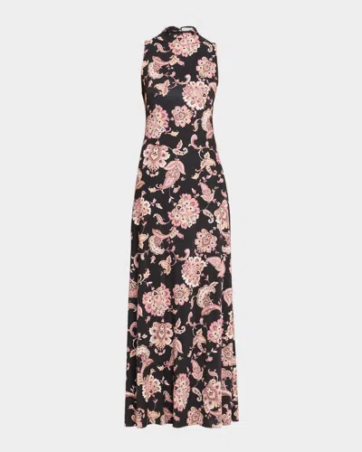 Misa Lila Floral Maxi Dress In Multi