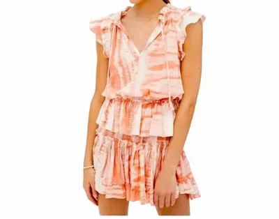 Misa Lilian Dress In Coral In Pink