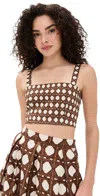 Misa Lois Top Choco Rattan In Choco Rattan