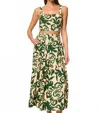 Misa Aggie Skirt In Tonal Cactus In Neutral