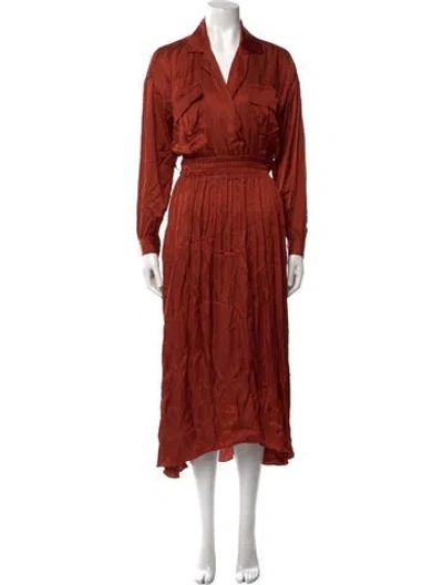 Pre-owned Misa Long Dress W/ Tags In Orange
