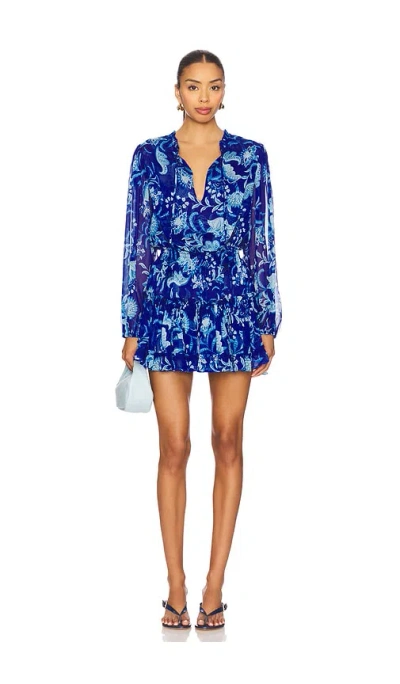 Misa Lorena Dress In Blue