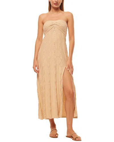 Misa Los Angeles Aicha Dress In Brown