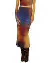 Misa Los Angeles Aisha Skirt In Multi