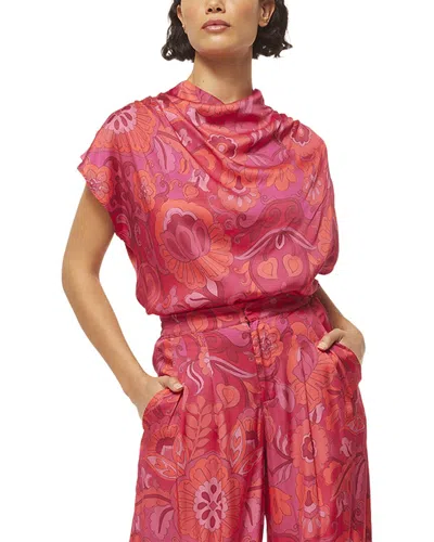 Misa Los Angeles Aisha Top In Pink