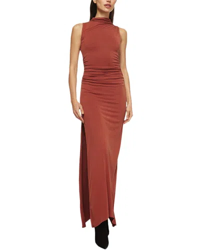 Misa Los Angeles Athena Maxi Dress In Red