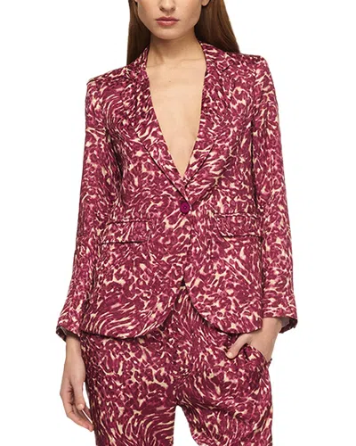 Misa Los Angeles Catroux Jacket In Pink