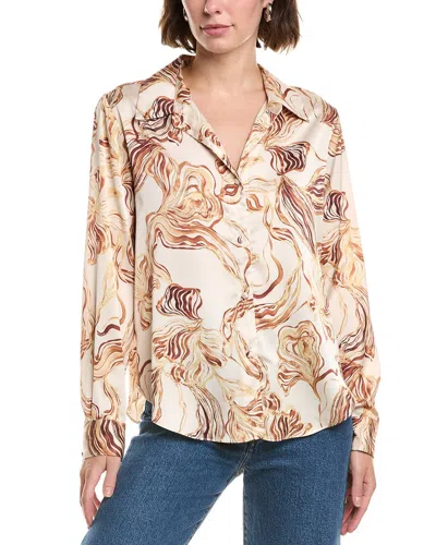 Misa Los Angeles Celine Top In Neutral