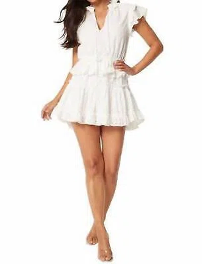 Pre-owned Misa Los Angeles Iliana Dress For Women - Size S In Cotton Eyelet