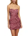 Misa Los Angeles Kinsley Dress In Burgundy