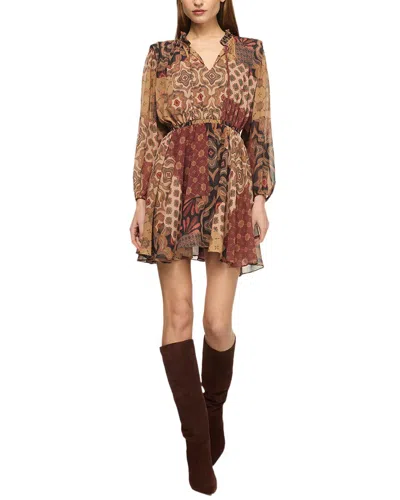 Misa Los Angeles Molly Dress In Brown