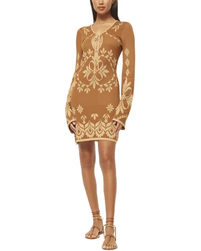 Misa Los Angeles Sahar Dress In Brown