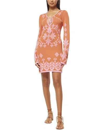 Misa Los Angeles Sahar Dress In Orange