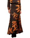 Misa Los Angeles Shelley Skirt In Brown