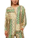 Misa Los Angeles Teodora Top In Green