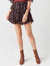 Misa Marion Skirt In Onyx Medallion In Multi