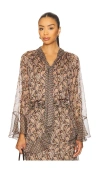 Misa Maris Top In Brown
