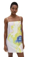 Misa Marble Flora Maxine Mini Dress In Marble Flora