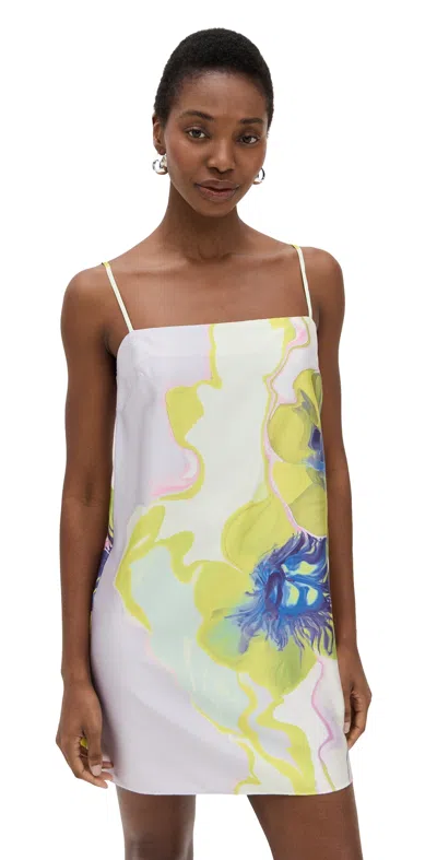MISA MAXINE DRESS MARBLE FLORA