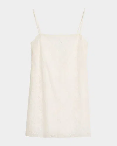 Misa Maxine Embroidered Mini Dress In Blue