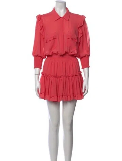 Pre-owned Misa Mini Dress In Pink
