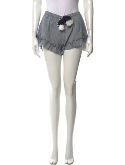 Pre-owned Misa Mini Shorts In Blue