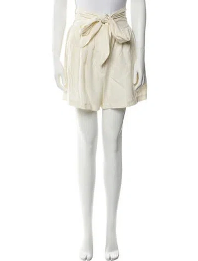 Pre-owned Misa Mini Shorts In Neutral