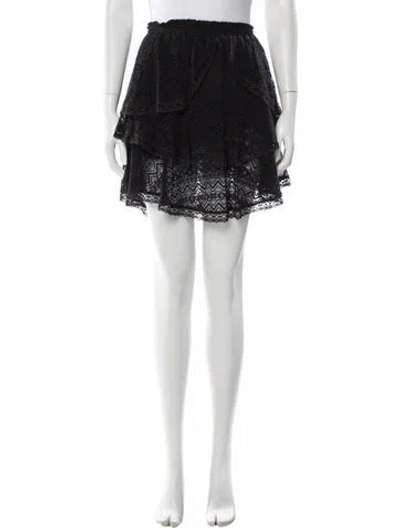 Pre-owned Misa Mini Skirt In White