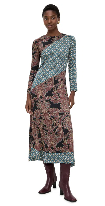 Misa Mojave Dress Studded Dandelion Mx In Multi