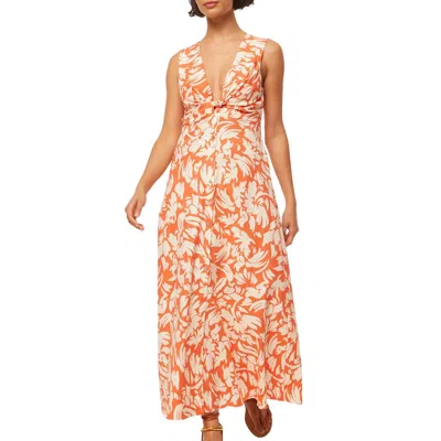 Misa Najah Dress In Patmos Tangerine In Orange