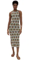 Misa Nakia Dress Brown In Brown