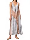 Misa Nellie Dress In Checkered Tile In Multi