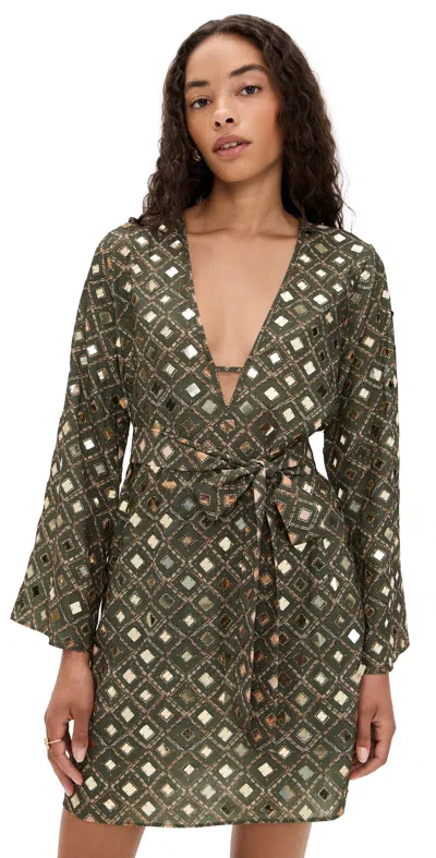 MISA NUALA DRESS MIRRORED TILE