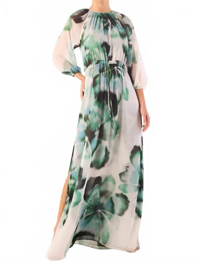 Misa Perdita Maxi Dress In Verdant In Multi