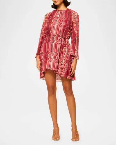 Misa Petra Dress In La Banda In Burgundy