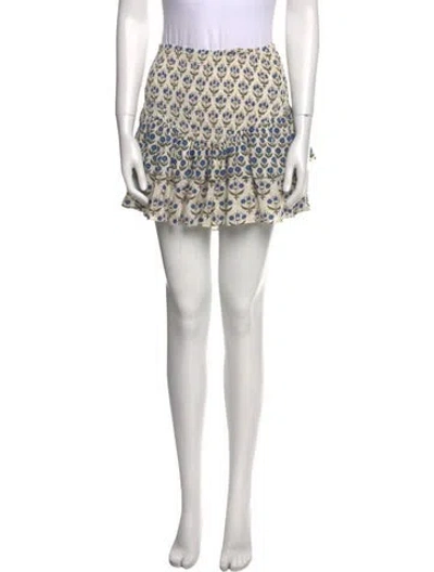 Pre-owned Misa Printed Mini Skirt