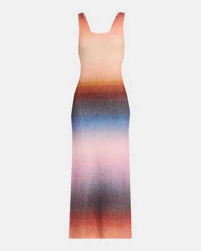 Misa Rashka Knit Maxi Dress In Multi