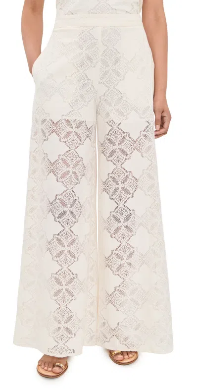 Misa Ravi Pant In Floral Medallion