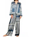 Misa Reshma Pants In Linear Geo In Multi