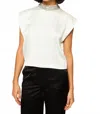 Misa Riley Top In White In White